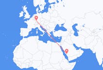 Voli da Al-Bāha, Arabia Saudita a Karlsruhe, Germania