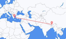 Flyg från Bhutan till Grekland