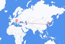 Flyreiser fra Seoul, til Sarajevo