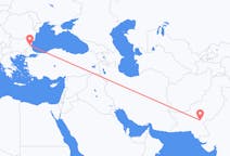 从蘇庫爾飞往布尔加斯的航班