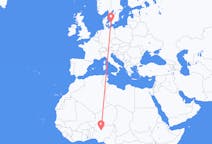 Flyrejser fra Kaduna til København