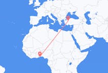 Flights from Lomé to Eskişehir