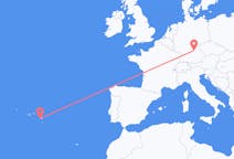 Voos de Ponta Delgada, Portugal para Nuremberga, Alemanha