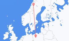 스웨덴 헤마반에서 출발해 폴란드 포즈난으로(으)로 가는 항공편