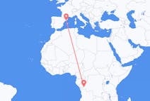 Flyrejser fra Kinshasa til Barcelona