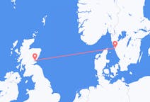 Voli da Dundee, Scozia to Göteborg, Svezia