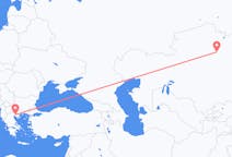 Lennot Nur-Sultanilta Thessalonikiin