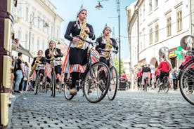 Photo of the Small Square piata mica, the second fortified square in the medieval Upper town of Sibiu city, Romania.