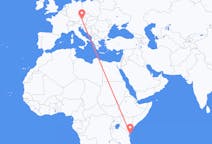 Flyg från Pemba, Tanzania till Linz, Österrike