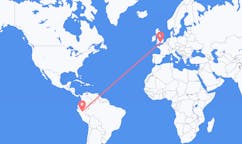 Flyrejser fra Tarapoto, Peru til Southampton, England