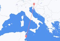 Flyrejser fra Sfax til Ljubljana
