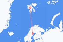 Vuelos desde Svalbard a Umeå