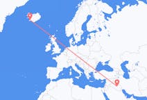 Flyrejser fra Najaf til Reykjavík