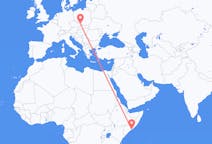 Flyrejser fra Mogadishu til Ostrava