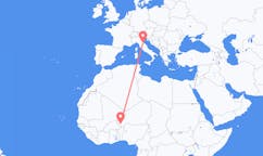 Flyrejser fra Niamey, Niger til Forli, Italien