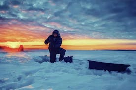  Isfiske i Levi med att göra en finsk fisksoppa