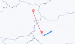 Vols de la Vienne, Autriche à Hévíz, Hongrie
