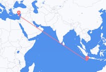 Vluchten van Shire of Christmas Island naar Larnaca