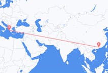 Flyreiser fra Guangzhou, til Kefallinia