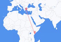Flyg från Lamu, Kenya till Naxos, Grekland