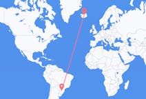 Flyreiser fra Chapecó, Brasil til Akureyri, Island