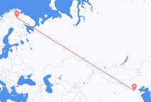 Lennot Shijiazhuangista, Kiina Ivaloon, Suomi