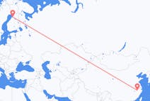 Flüge von Huangshan, China nach Oulu, Finnland