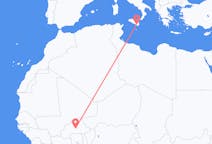Flights from Ouagadougou to Comiso
