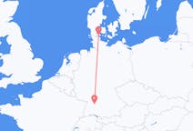 Loty z Stuttgart, Niemcy do Sønderborga, Dania