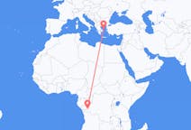 Flyrejser fra Brazzaville, Congo-Brazzaville til Skíros, Grækenland