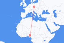 Flyreiser fra Port Harcourt, Nigeria til Linz, Østerrike