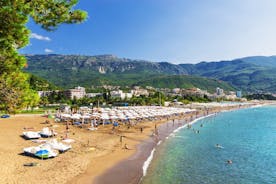 photo of a beautiful panorama view of Bečići is a town in the municipality of Budva, Montenegro.