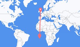 Flüge von St. Helena nach Wales