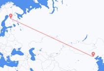 Flug frá Peking til Kajaani