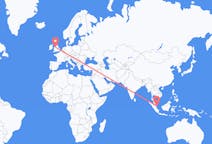 Flyreiser fra Johor Bahru, Malaysia til Liverpool, England