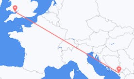 Flights from Wales to Montenegro