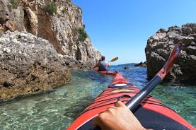 Kajak-, zwem- en snorkeltour van halve dag in Zatonbaai in Dubrovnik