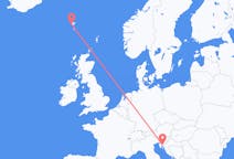 Flights from Rijeka to Sørvágur
