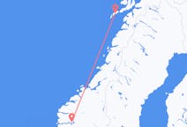 Рейсы из Согндаля, Норвегия в Лекнес, Норвегия