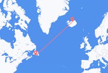 Flug frá Saint-Pierre, St Pierre & Miquelon til Akureyrar, Íslandi