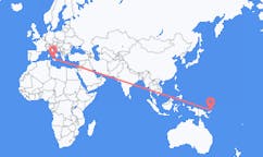 Flyreiser fra Rabaul, til Palermo