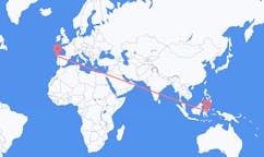 Flyreiser fra Luwuk, Indonesia til Santiago de Compostela, Spania