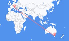 Flyreiser fra City of Launceston, Australia til Rimini, Italia
