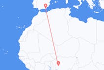 Flyreiser fra Ilorin, Nigeria til Almeria, Spania