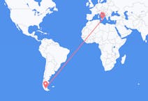 Flyreiser fra Punta Arenas, til Catania