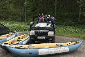 Skemmtun allan daginn: Rafting í tékknesku ánni