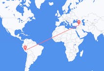 Flyreiser fra Ayacucho, Peru til Batman, Tyrkia