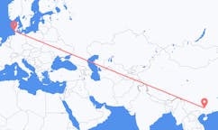 Flug frá Liuzhou, Kína til Westerland, Þýskalandi