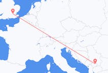 Flyreiser fra Priština, til London