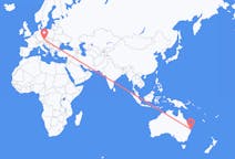 Flyrejser fra Ballina, Australien til Linz, Østrig